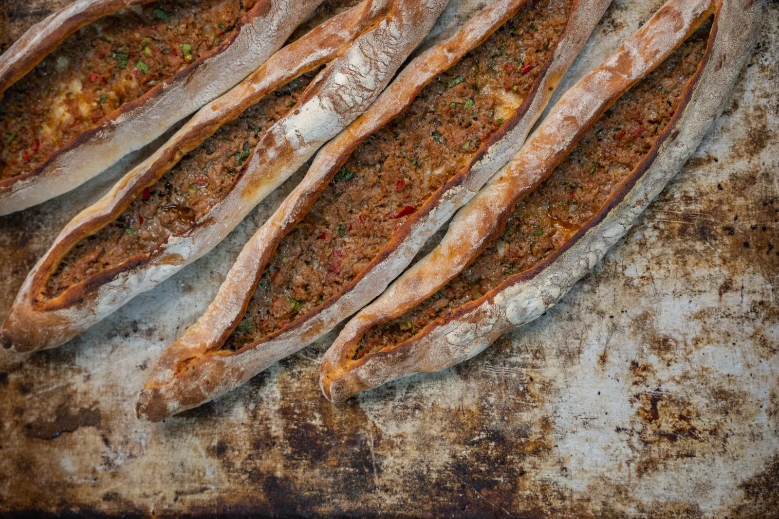 Pide frisch aus dem Ofen